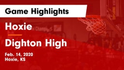 Hoxie  vs Dighton High Game Highlights - Feb. 14, 2020