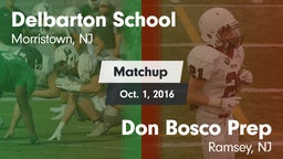 Matchup: Delbarton vs. Don Bosco Prep  2016