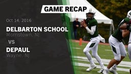 Recap: Delbarton School vs. DePaul  2016