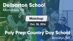 Matchup: Delbarton vs. Poly Prep Country Day School 2016