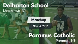 Matchup: Delbarton vs. Paramus Catholic  2016