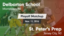 Matchup: Delbarton vs. St. Peter's Prep  2016