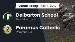 Recap: Delbarton School vs. Paramus Catholic  2017