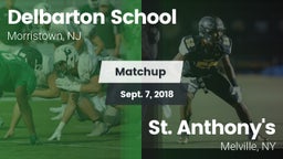 Matchup: Delbarton vs. St. Anthony's  2018