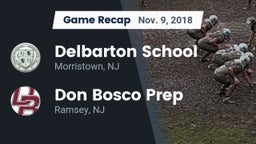 Recap: Delbarton School vs. Don Bosco Prep  2018
