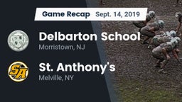 Recap: Delbarton School vs. St. Anthony's  2019