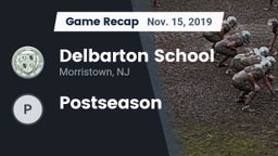 Recap: Delbarton School vs. Postseason 2019