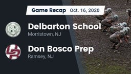 Recap: Delbarton School vs. Don Bosco Prep  2020