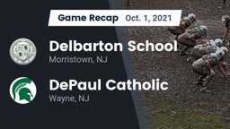 Recap: Delbarton School vs. DePaul Catholic  2021