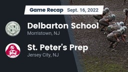 Recap: Delbarton School vs. St. Peter's Prep  2022