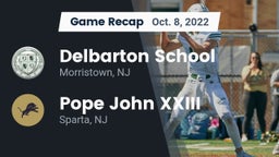 Recap: Delbarton School vs. Pope John XXIII  2022