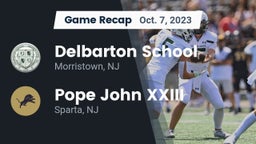 Recap: Delbarton School vs. Pope John XXIII  2023