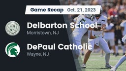 Recap: Delbarton School vs. DePaul Catholic  2023