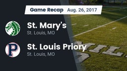 Recap: St. Mary's  vs. St. Louis Priory  2017