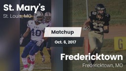 Matchup: St. Mary's vs. Fredericktown  2017