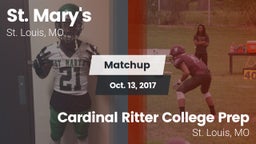 Matchup: St. Mary's vs. Cardinal Ritter College Prep 2017