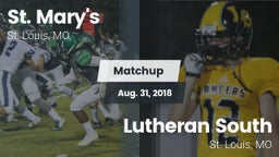 Matchup: St. Mary's vs. Lutheran  South 2018