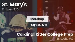 Matchup: St. Mary's vs. Cardinal Ritter College Prep 2018