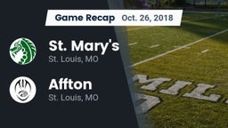 Recap: St. Mary's  vs. Affton  2018