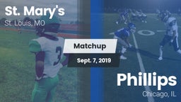 Matchup: St. Mary's vs. Phillips  2019