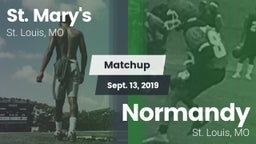 Matchup: St. Mary's vs. Normandy  2019