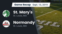 Recap: St. Mary's  vs. Normandy  2019