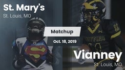 Matchup: St. Mary's vs. Vianney  2019