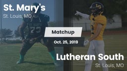 Matchup: St. Mary's vs. Lutheran  South 2019