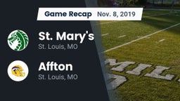 Recap: St. Mary's  vs. Affton  2019
