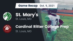 Recap: St. Mary's  vs. Cardinal Ritter College Prep 2021
