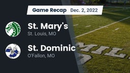 Recap: St. Mary's  vs. St. Dominic  2022