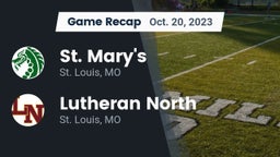 Recap: St. Mary's  vs. Lutheran North  2023
