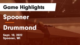 Spooner  vs Drummond Game Highlights - Sept. 10, 2022