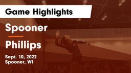 Spooner  vs Phillips  Game Highlights - Sept. 10, 2022