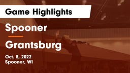 Spooner  vs Grantsburg Game Highlights - Oct. 8, 2022