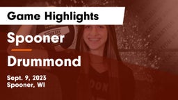 Spooner  vs Drummond Game Highlights - Sept. 9, 2023