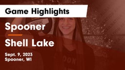 Spooner  vs Shell Lake  Game Highlights - Sept. 9, 2023