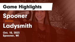 Spooner  vs Ladysmith  Game Highlights - Oct. 10, 2023