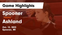 Spooner  vs Ashland  Game Highlights - Oct. 12, 2023