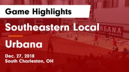 Southeastern Local  vs Urbana  Game Highlights - Dec. 27, 2018