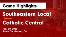 Southeastern Local  vs Catholic Central  Game Highlights - Jan. 30, 2020
