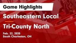 Southeastern Local  vs Tri-County North Game Highlights - Feb. 22, 2020