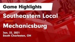Southeastern Local  vs Mechanicsburg  Game Highlights - Jan. 22, 2021