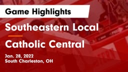 Southeastern Local  vs Catholic Central  Game Highlights - Jan. 28, 2022