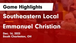 Southeastern Local  vs Emmanuel Christian  Game Highlights - Dec. 16, 2023