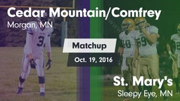 Matchup: Cedar vs. St. Mary's  2016