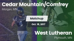 Matchup: Cedar vs. West Lutheran  2017