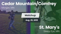 Matchup: Cedar vs. St. Mary's  2018