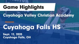 Cuyahoga Valley Christian Academy  vs Cuyahoga Falls HS Game Highlights - Sept. 12, 2020
