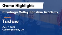 Cuyahoga Valley Christian Academy  vs Tuslaw  Game Highlights - Oct. 7, 2021